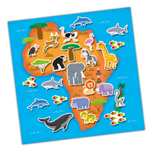 Cargar imagen en el visor de la galería, ¡Nuevo! Libro de stickers reusable-Mapas
